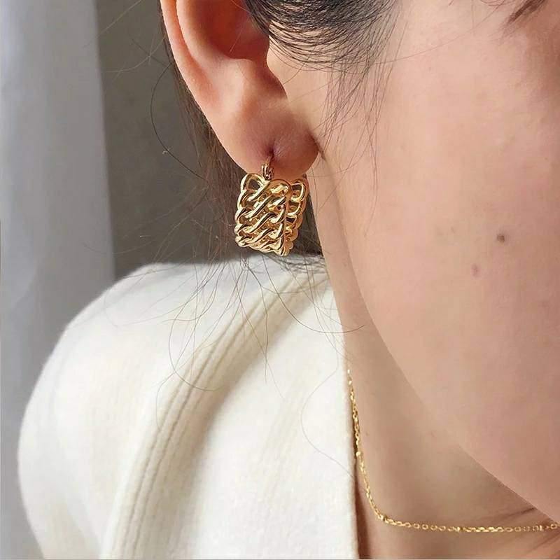HUGGIE HOOP Earrings|MINI Hoops Gold|18K Gold Plated Lightweight Huggie Earrings Designed For Everyday Wear|Explore Now - Dafitty