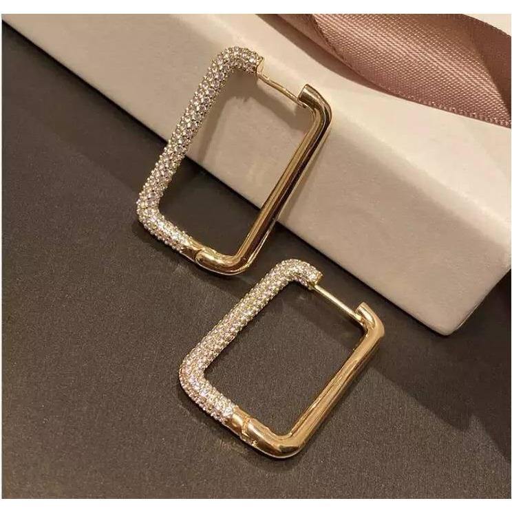 Huggie HOOP Earrings|Gold Huggie Hoops|14K Gold Plated| Minimalist Earrings|CZ Earrings|Gift For Her|Clip On Hoops - Dafitty